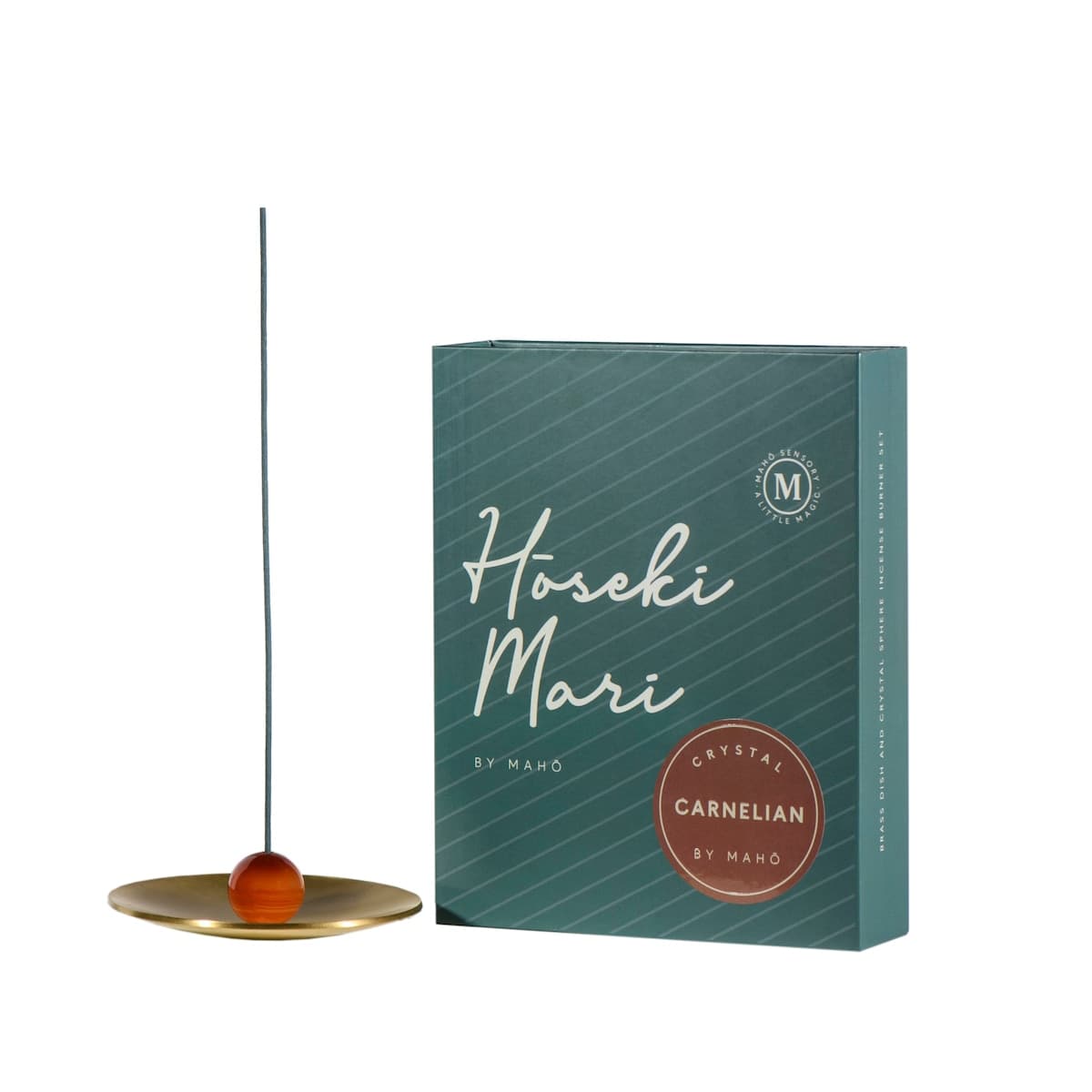Thumbnail Maho Hoseki Mari Crystal Incense Burner Carnelian