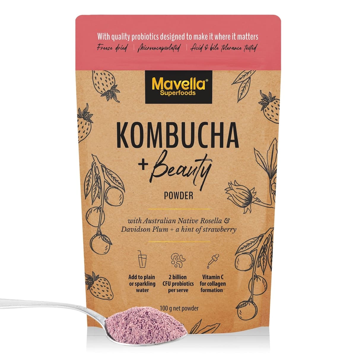 Thumbnail Mavella Superfoods Kombucha + Beauty 100g