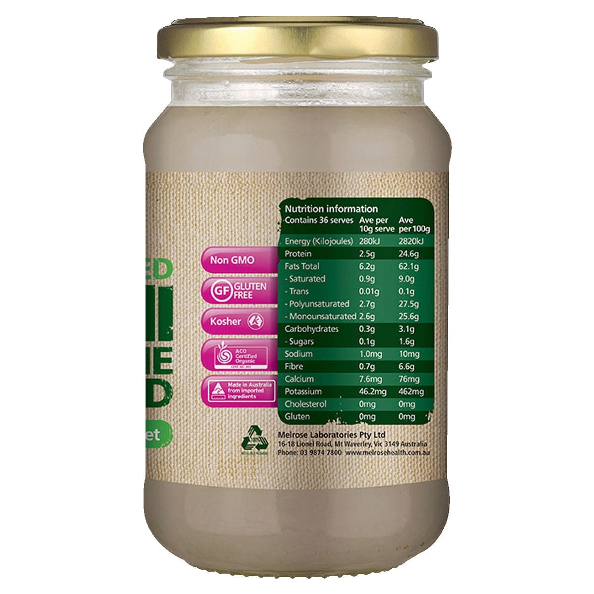 Thumbnail Melrose Organic Tahini Hulled 365g