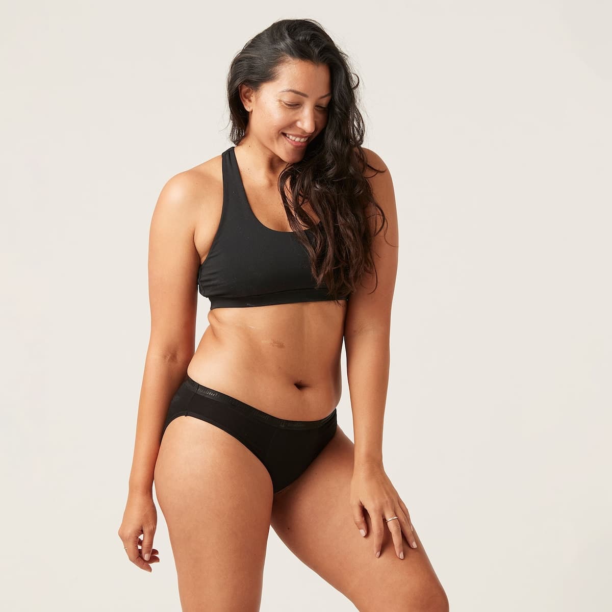 Thumbnail Modibodi Classic Bikini Period Underwear Maxi Black 06/2XS