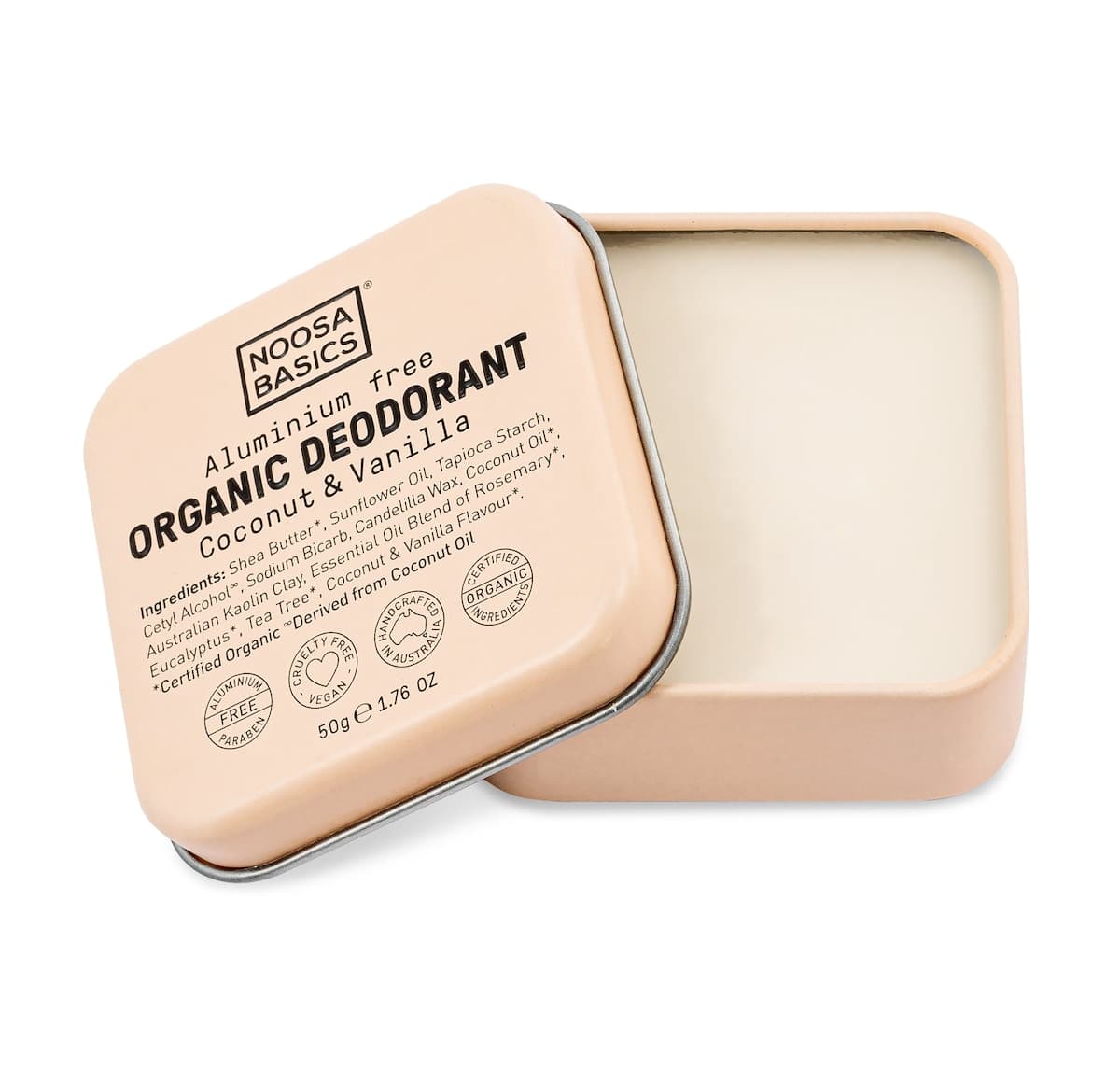 Thumbnail Noosa Basics Deodorant Tin - Coconut & Vanilla 50g