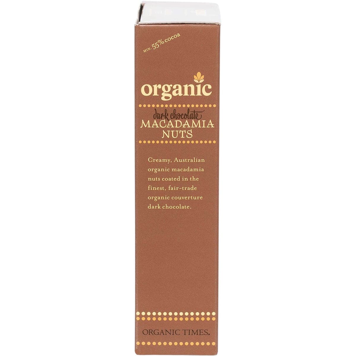 Thumbnail Organic Times Dark Chocolate Macadamia Nuts 150g