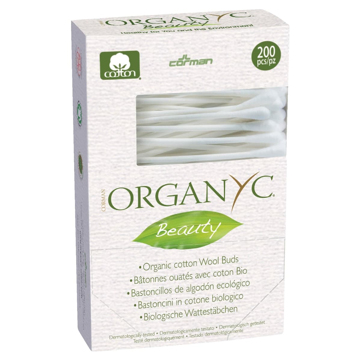 Thumbnail Organyc Beauty Cotton Buds 200 Pack