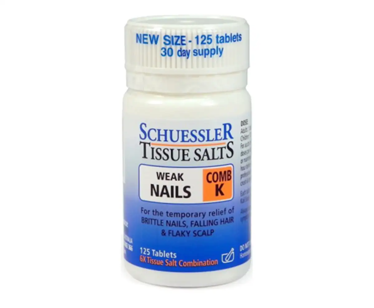 Thumbnail Schuessler Tissue Salts Comb K Weak Nails 125 Tablets