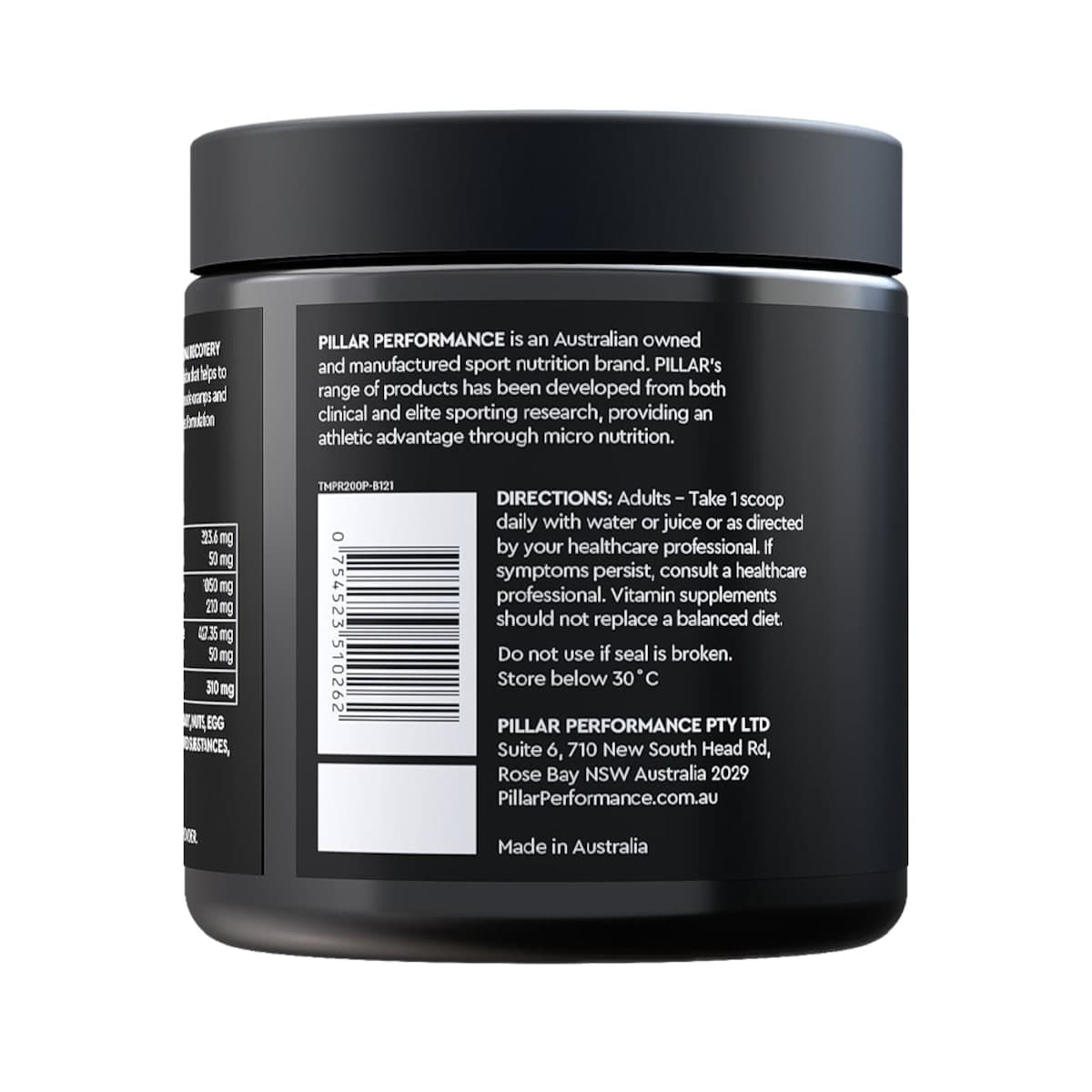 Thumbnail Pillar Performance Triple Magnesium Powder Natural Berry 200g