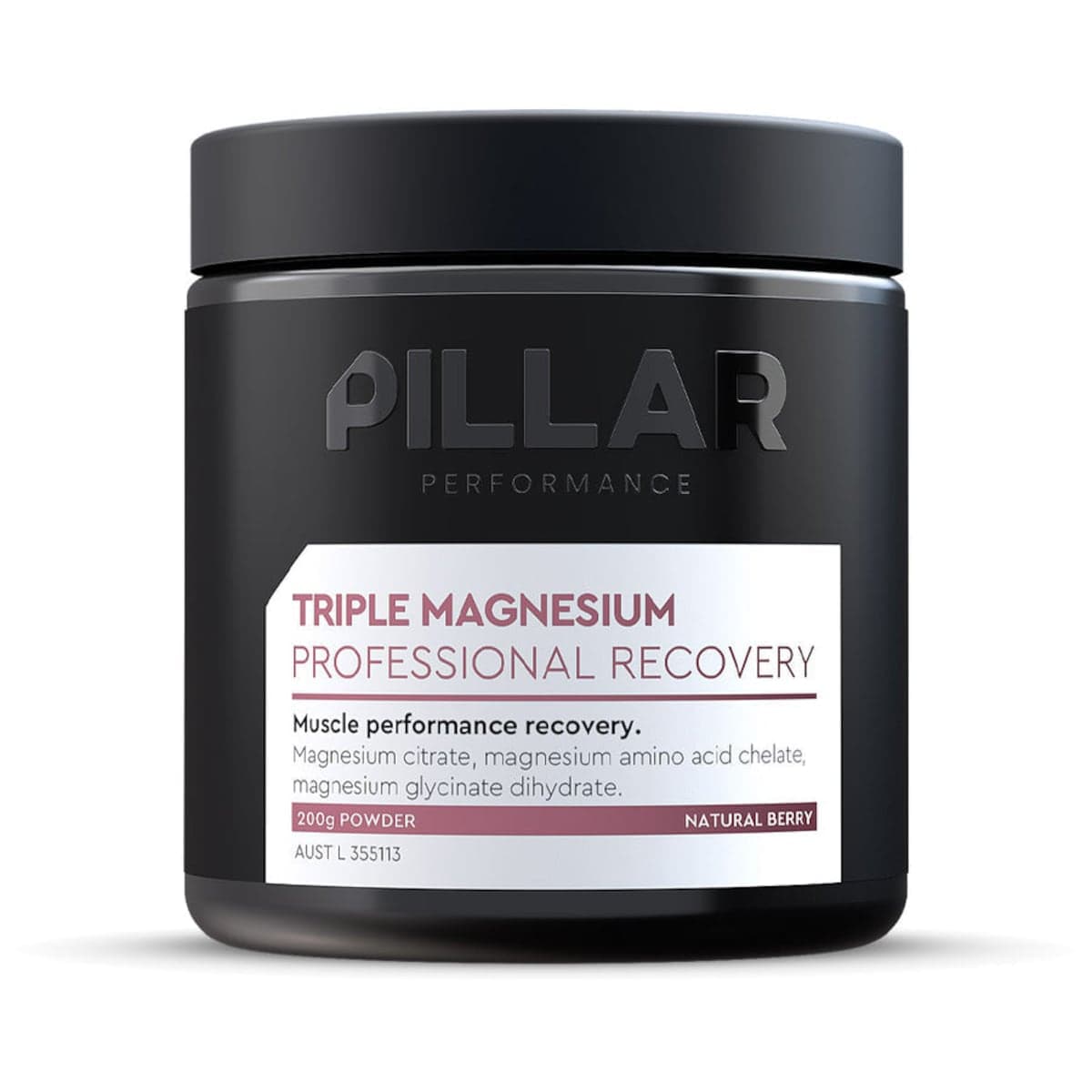 Thumbnail Pillar Performance Triple Magnesium Powder Natural Berry 200g