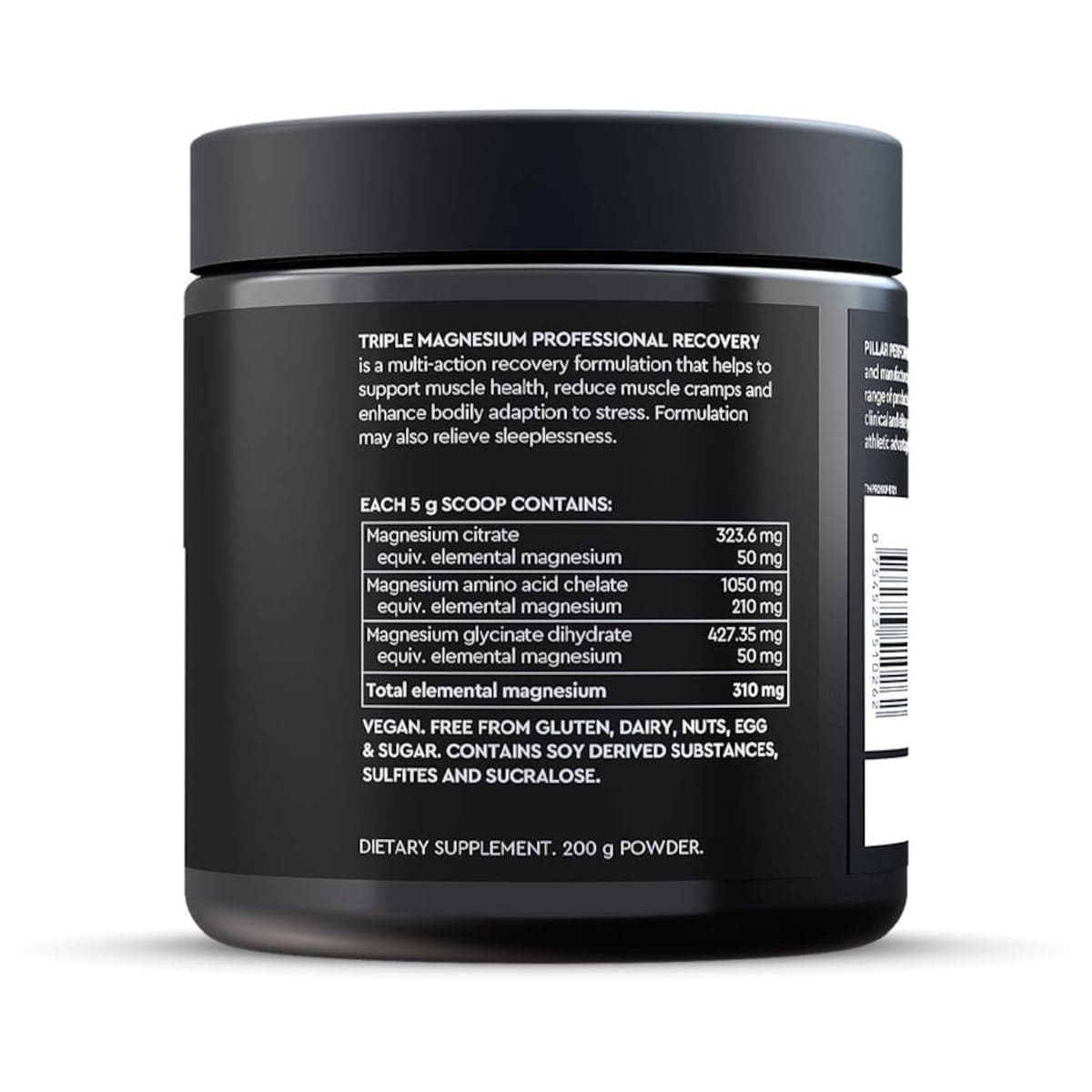 Thumbnail Pillar Performance Triple Magnesium Powder Natural Berry 200g