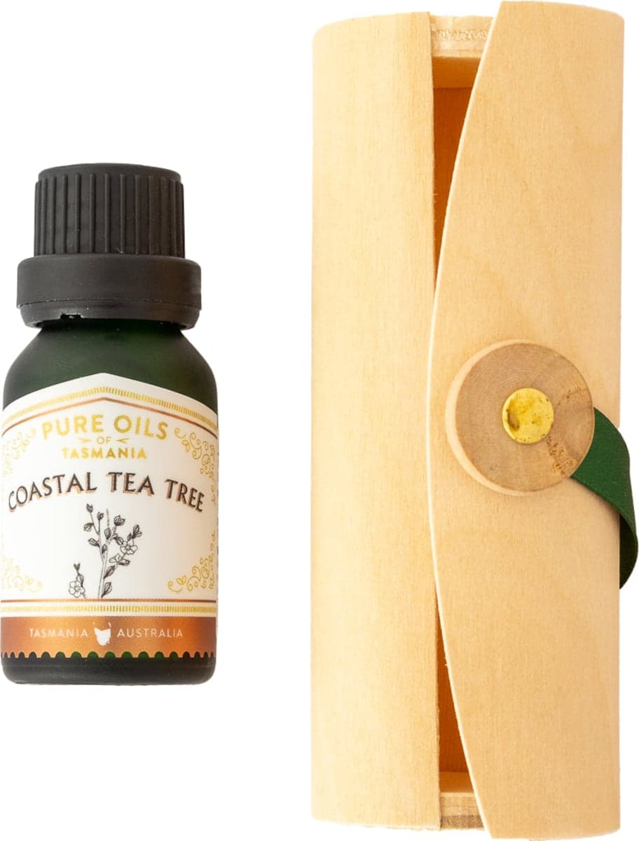Thumbnail Pure Oils of Tasmania Coastal Tea Tree Pure Essential Oil in Bamboo Box 15ml