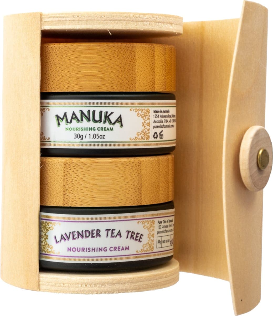 Thumbnail Pure Oils of Tasmania Double Cream Gift Set - Lavender Tea Tree + Manuka