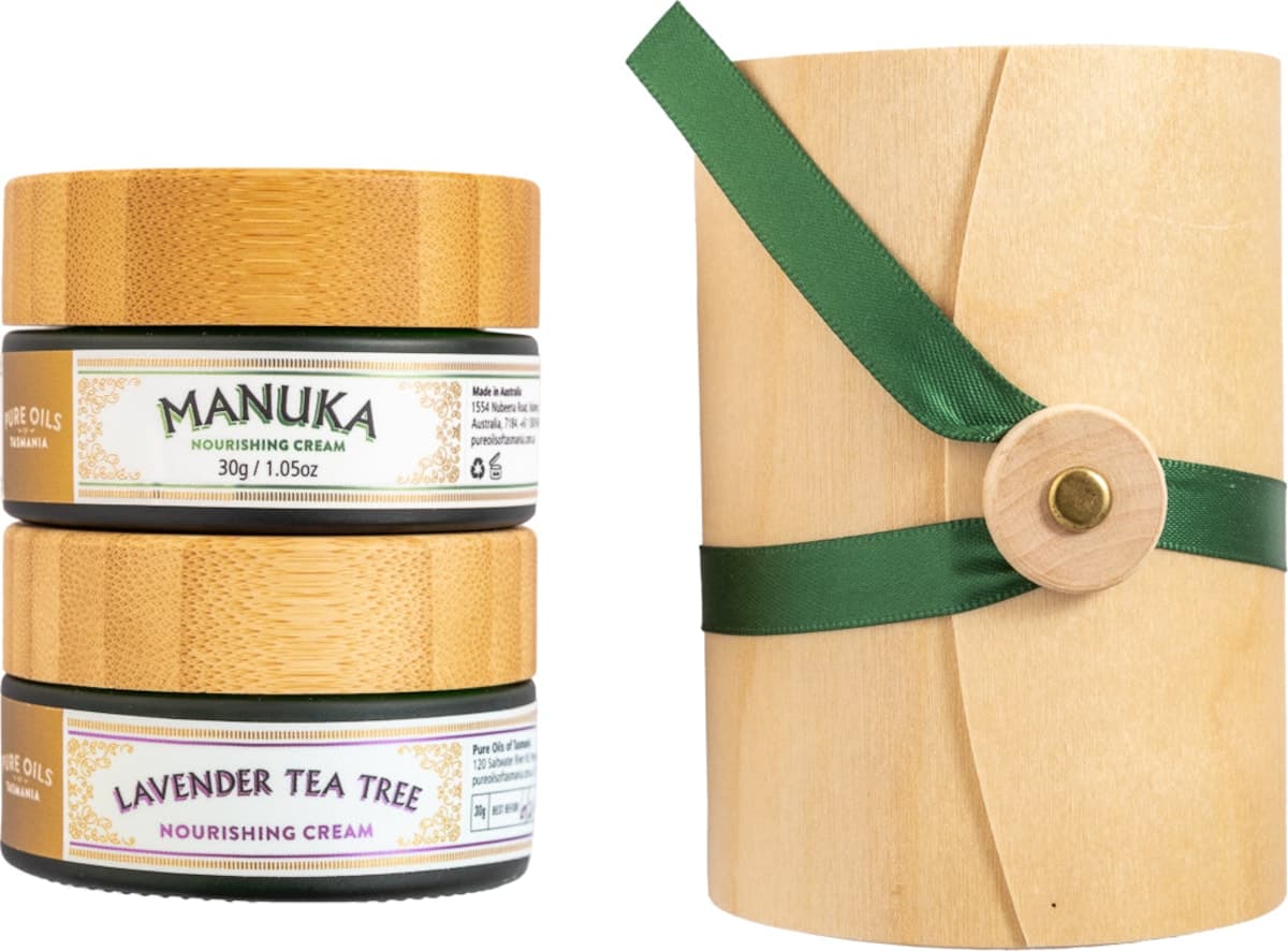 Thumbnail Pure Oils of Tasmania Double Cream Gift Set - Lavender Tea Tree + Manuka