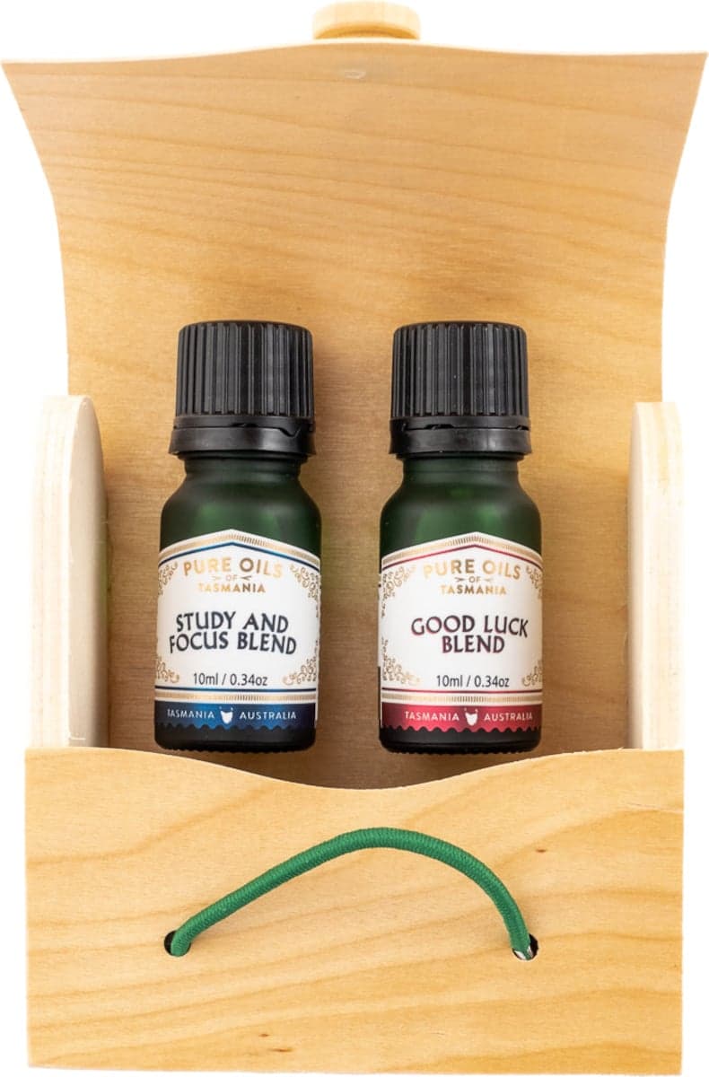 Thumbnail Pure Oils of Tasmania Study/Focus and Good Luck Oils Double Set 20ml