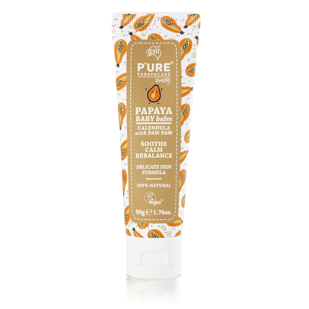 Thumbnail P'ure Papayacare Papaya Baby Balm 50g