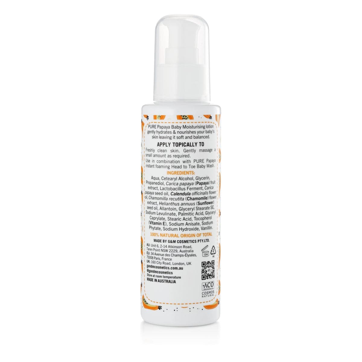 Thumbnail P'ure Papayacare Papaya Baby Moisturising Lotion 150ml