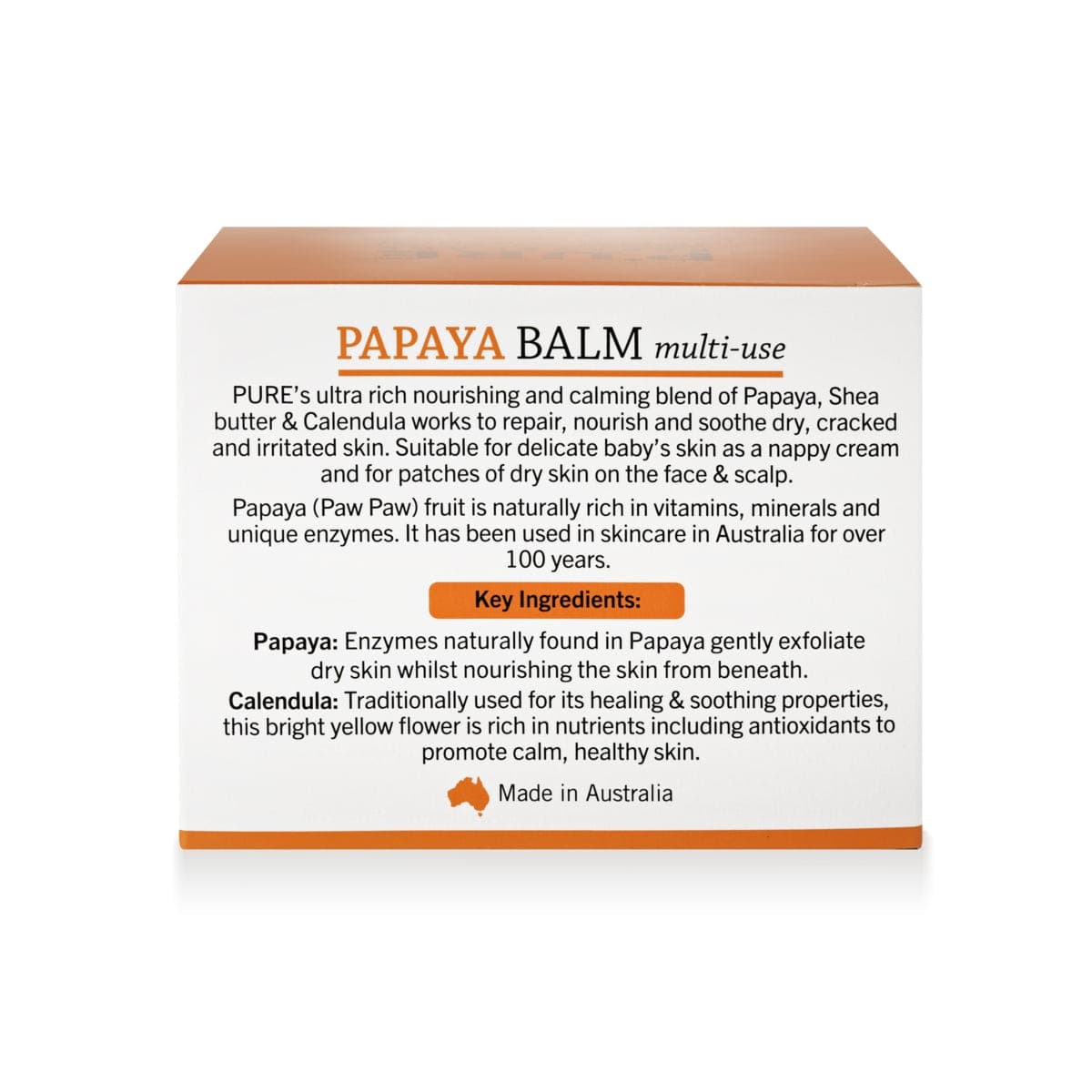 Thumbnail P'ure Papayacare Papaya Balm Multi-Task 100g