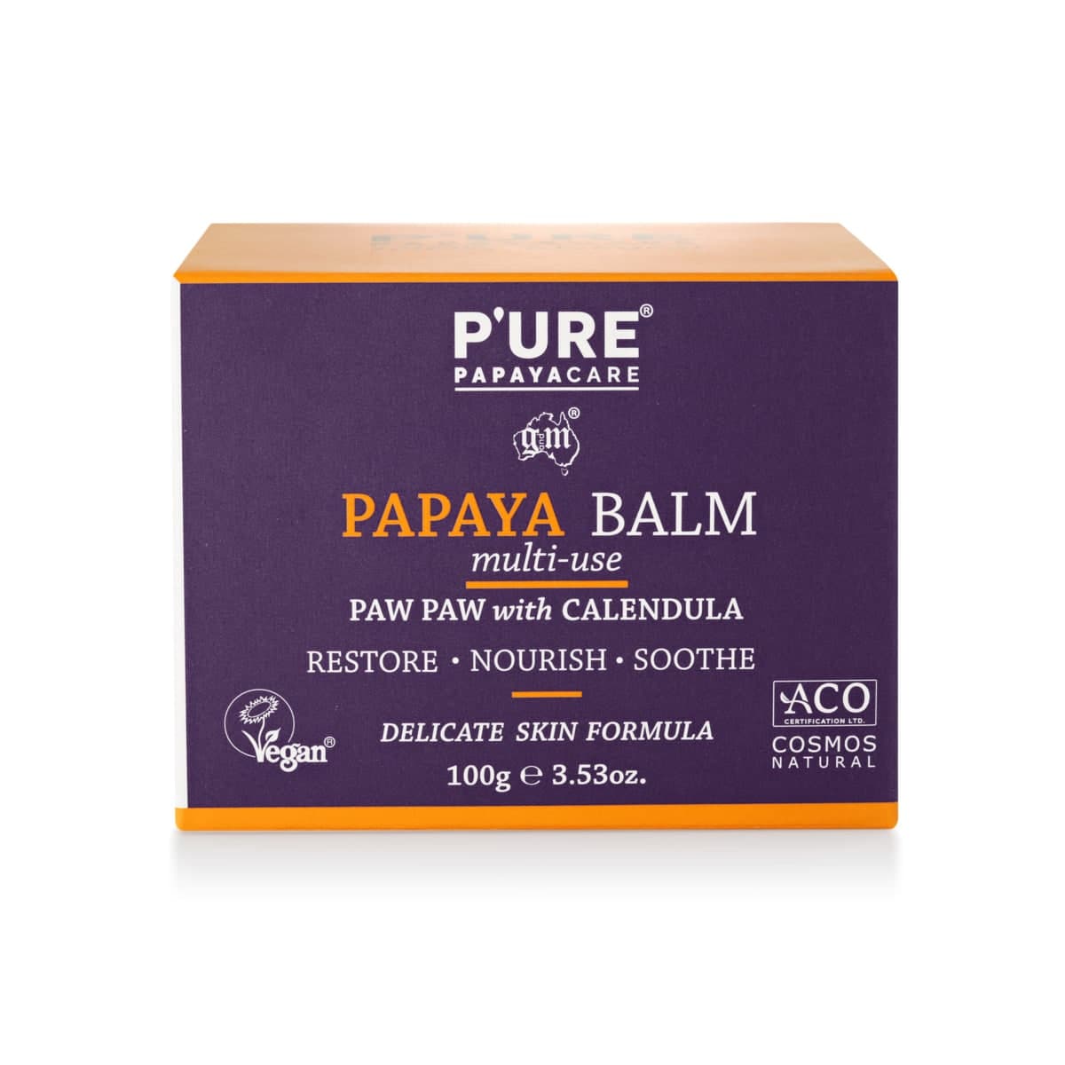 Thumbnail P'ure Papayacare Papaya Balm Multi-Task 100g