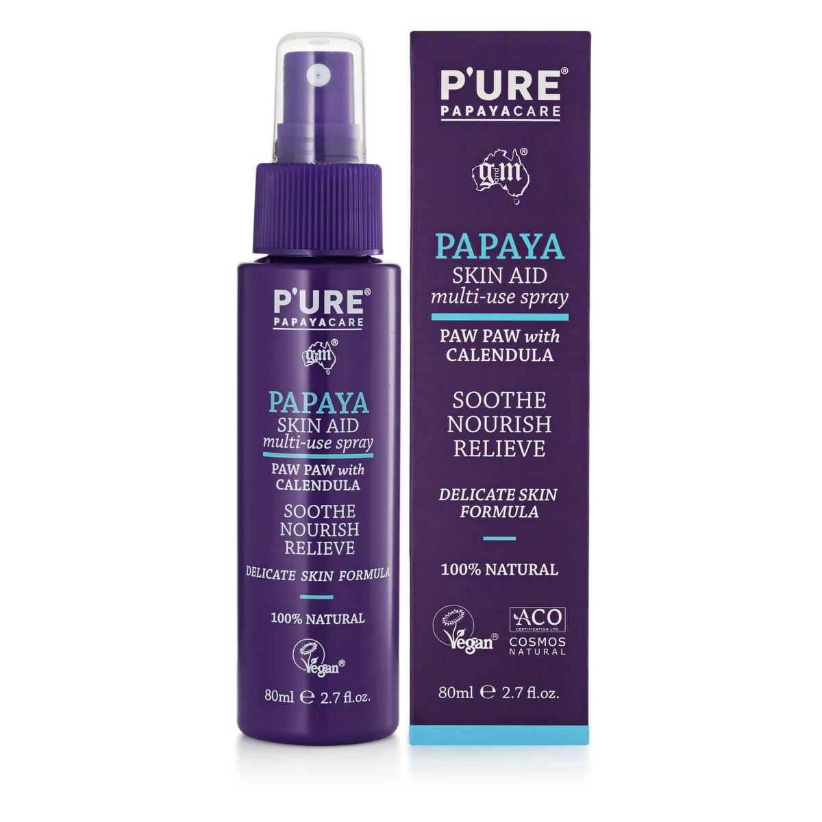 Thumbnail P'ure Papayacare Papaya Skin Aid Spray 80ml