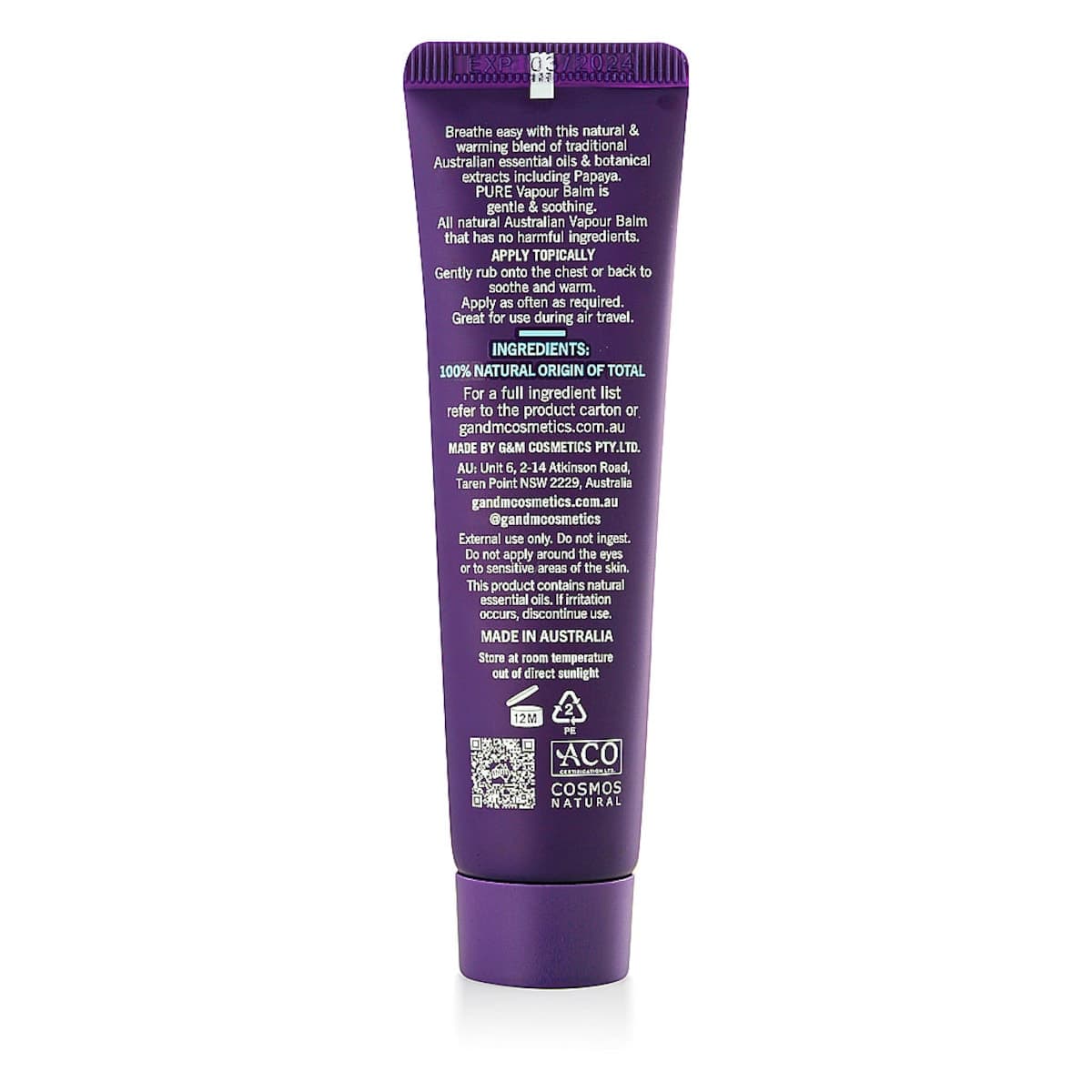 Thumbnail P'ure Papayacare Vapour Balm Chest Rub 25g