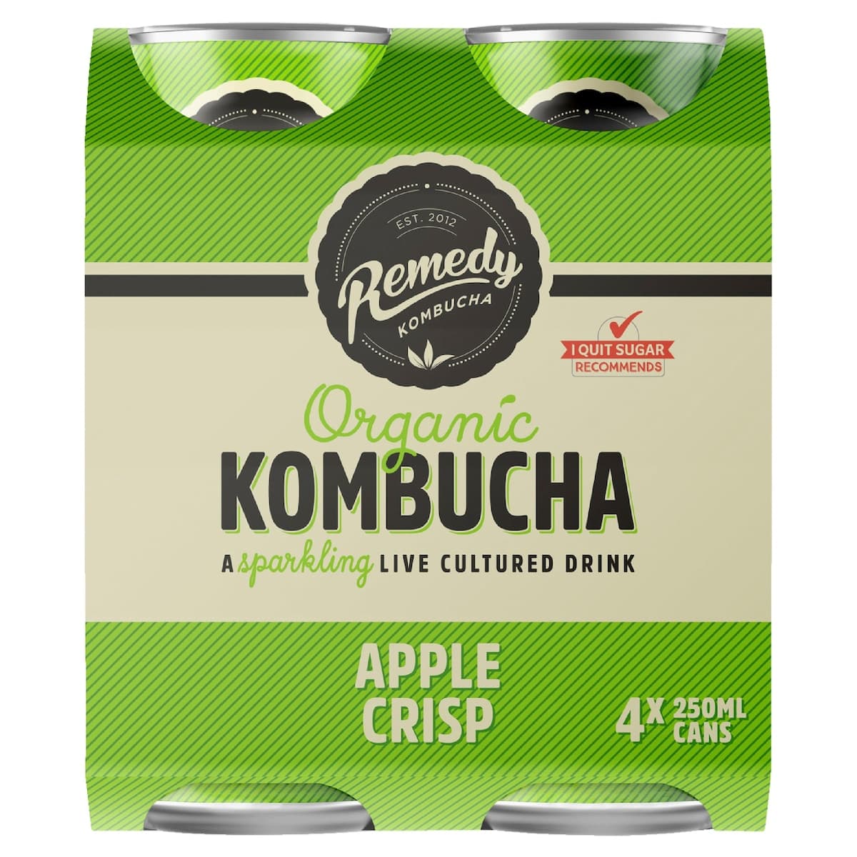 Thumbnail Remedy Organic Kombucha Apple Crisp 4x250ml