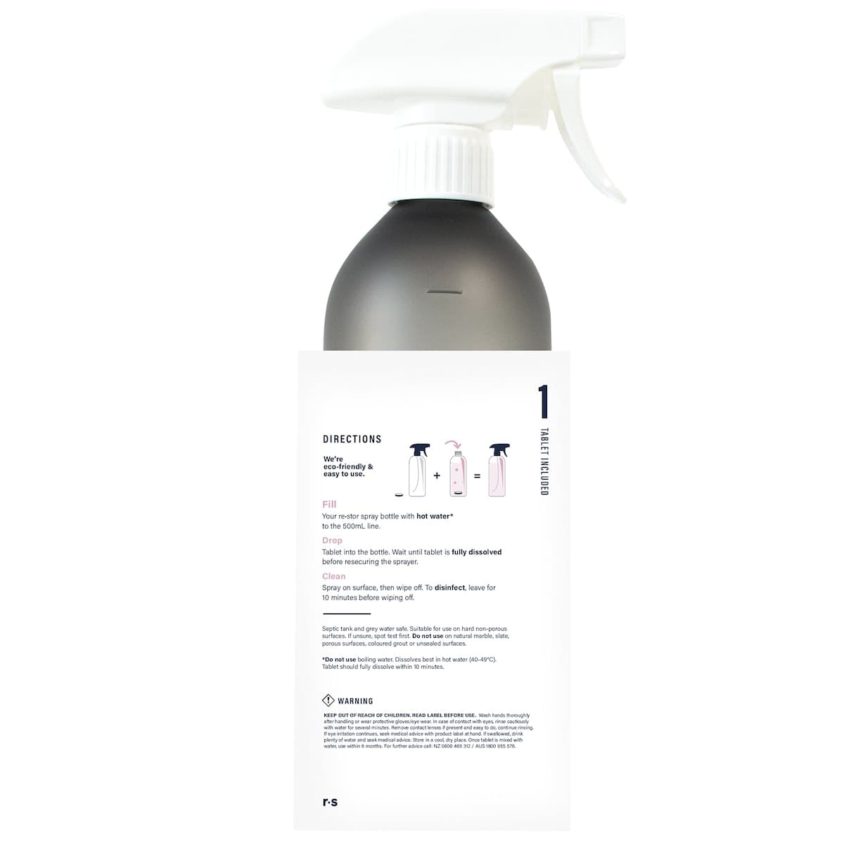 Thumbnail Restor Concentrated Cleaning Tablet + Refill bottle Bathroom Grapefruit