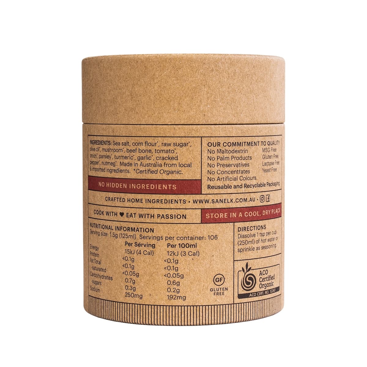 Thumbnail San Elk Certified Organic Beef Bone Stock 160g