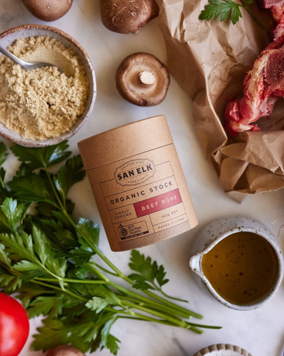 Thumbnail San Elk Certified Organic Beef Bone Stock 160g