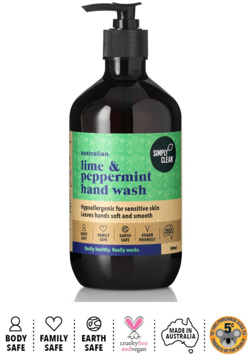 Thumbnail Simply Clean Lime & Peppermint Hand Wash 500ml