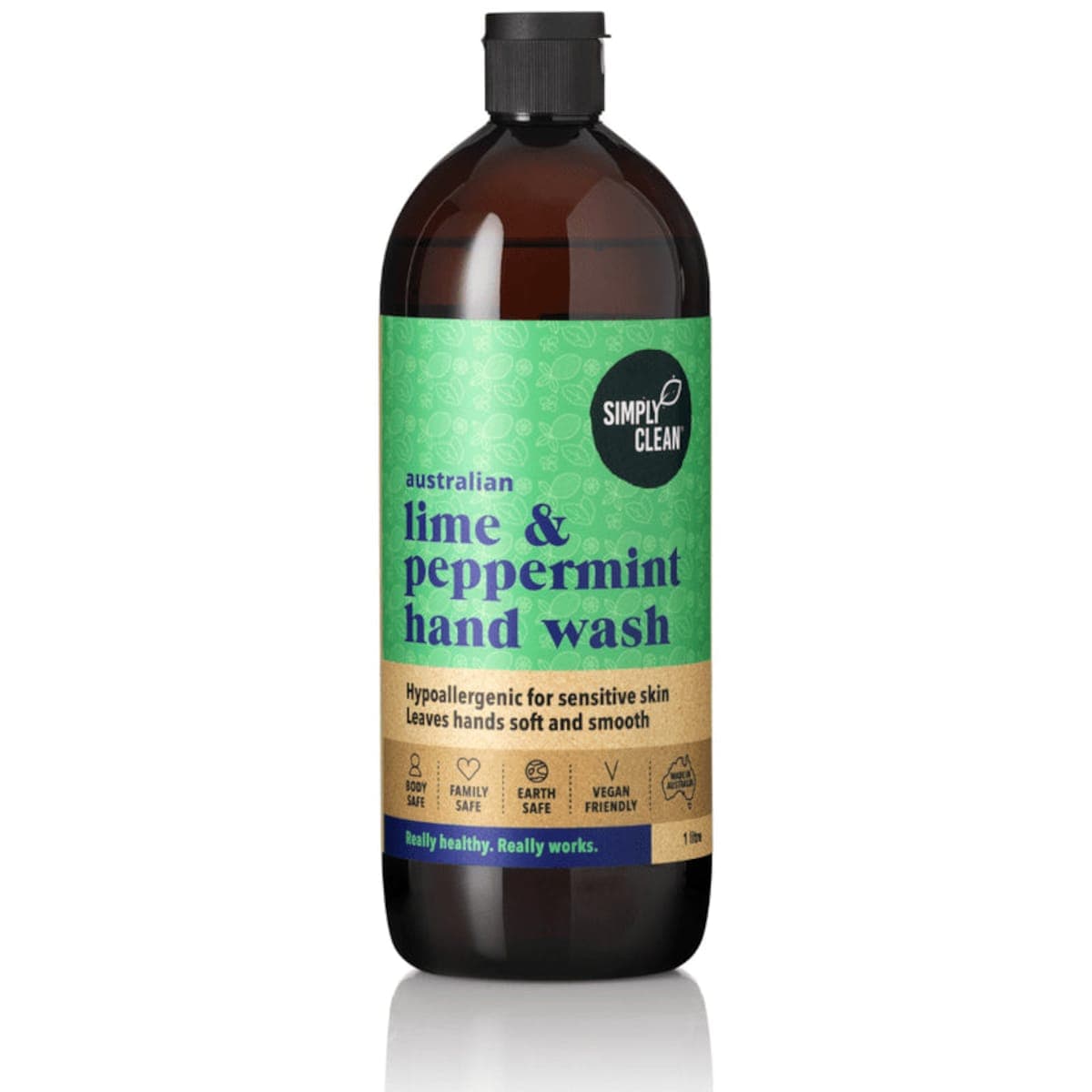 Thumbnail Simply Clean Lime & Peppermint Hand Wash Refill 1L