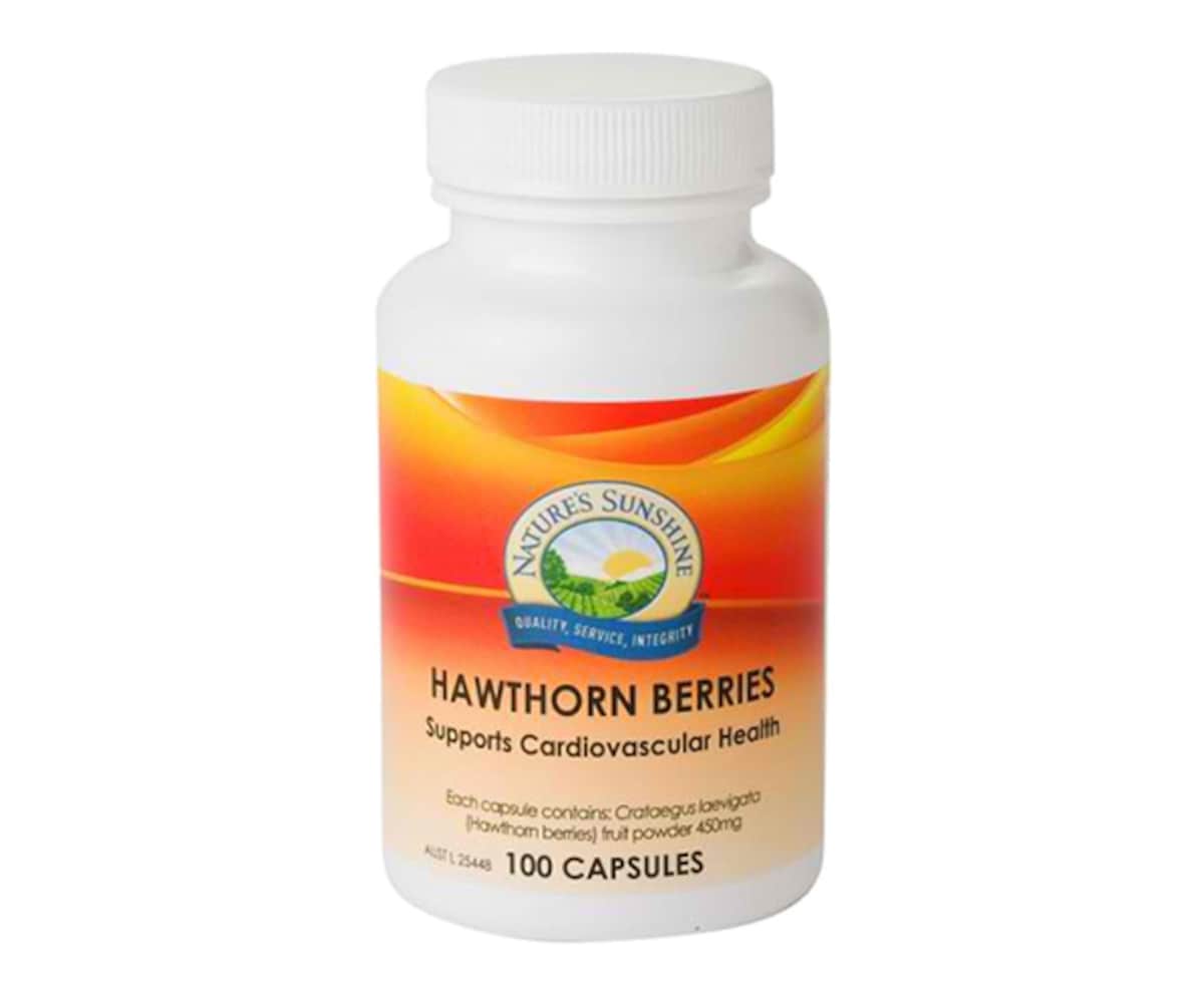 Thumbnail Nature's Sunshine Hawthorn Berries 450mg 100 Capsules