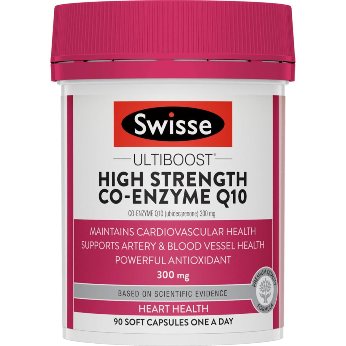 Thumbnail Swisse Ultiboost High Strength Co Enzyme Q10 300mg - 90 Capsules
