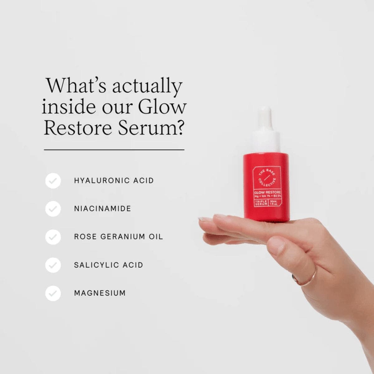 Thumbnail The Base Collective Glow Restore Triple Serum 30mL