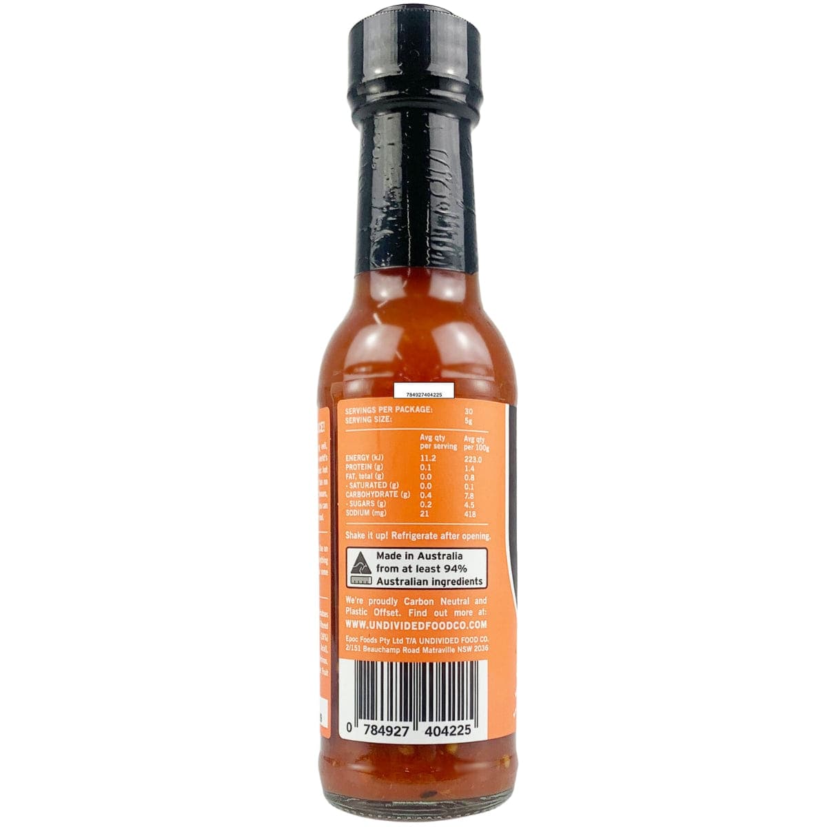 Thumbnail Undivided Food Co GOOD Sauce Hot Habanero 150ml