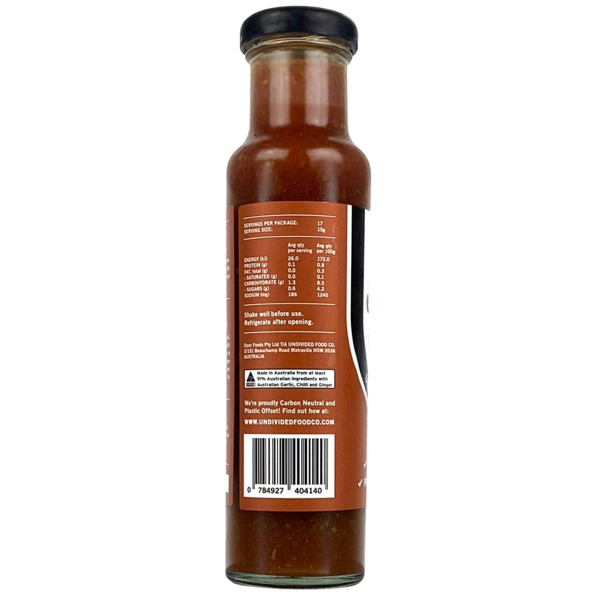 Thumbnail Undivided Food Co GOOD Sauce Sweet Chilli 260g