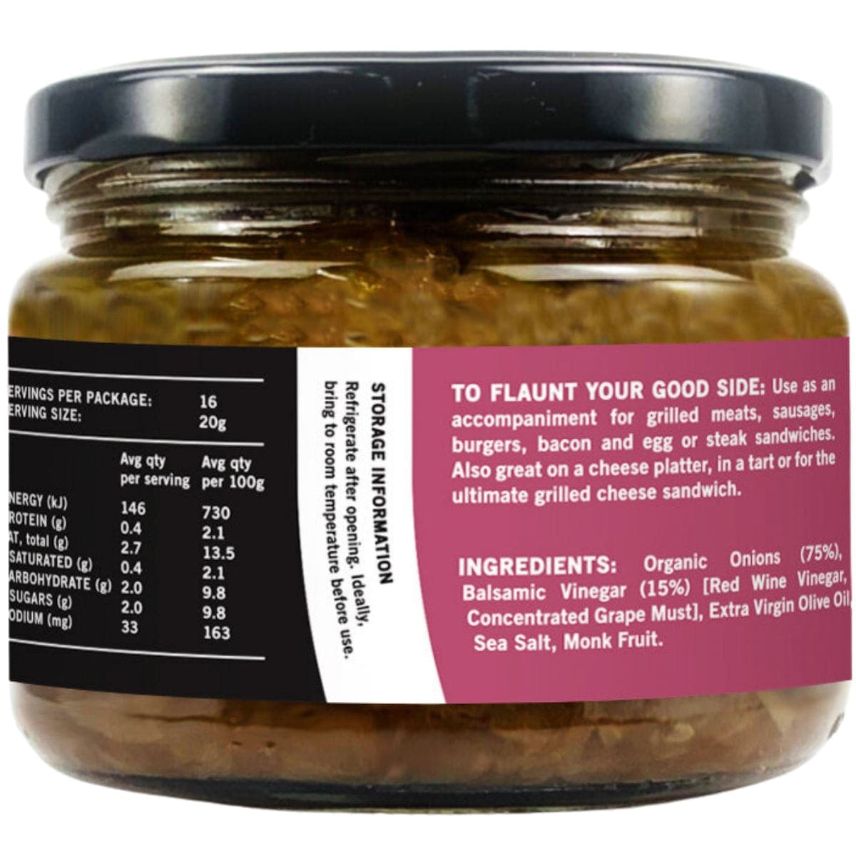 Thumbnail Undivided Food Co GOOD SIDE Caramelised Onions 320g