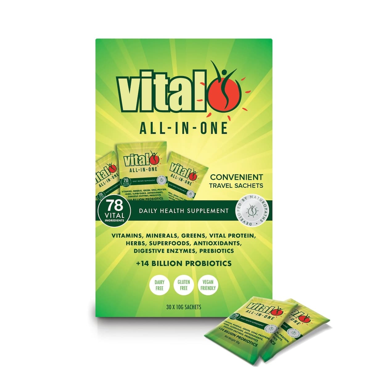 Thumbnail Vital All-in-One Daily Health Supplement 30 x 10g Sachets