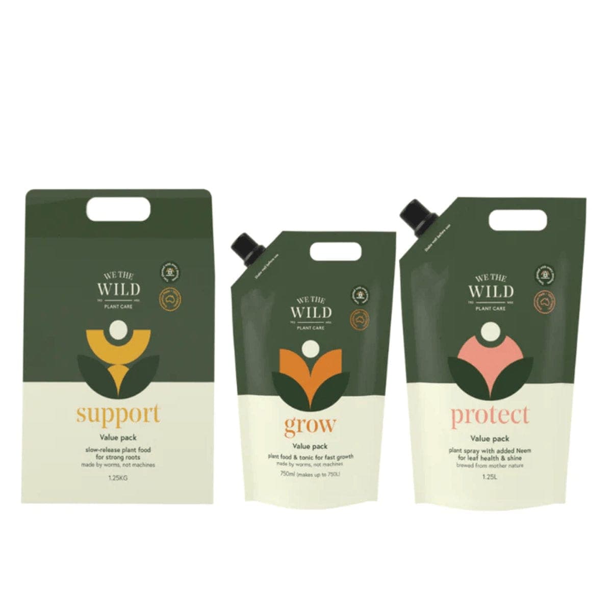 Thumbnail We The Wild Plant Care Essential Value Trio