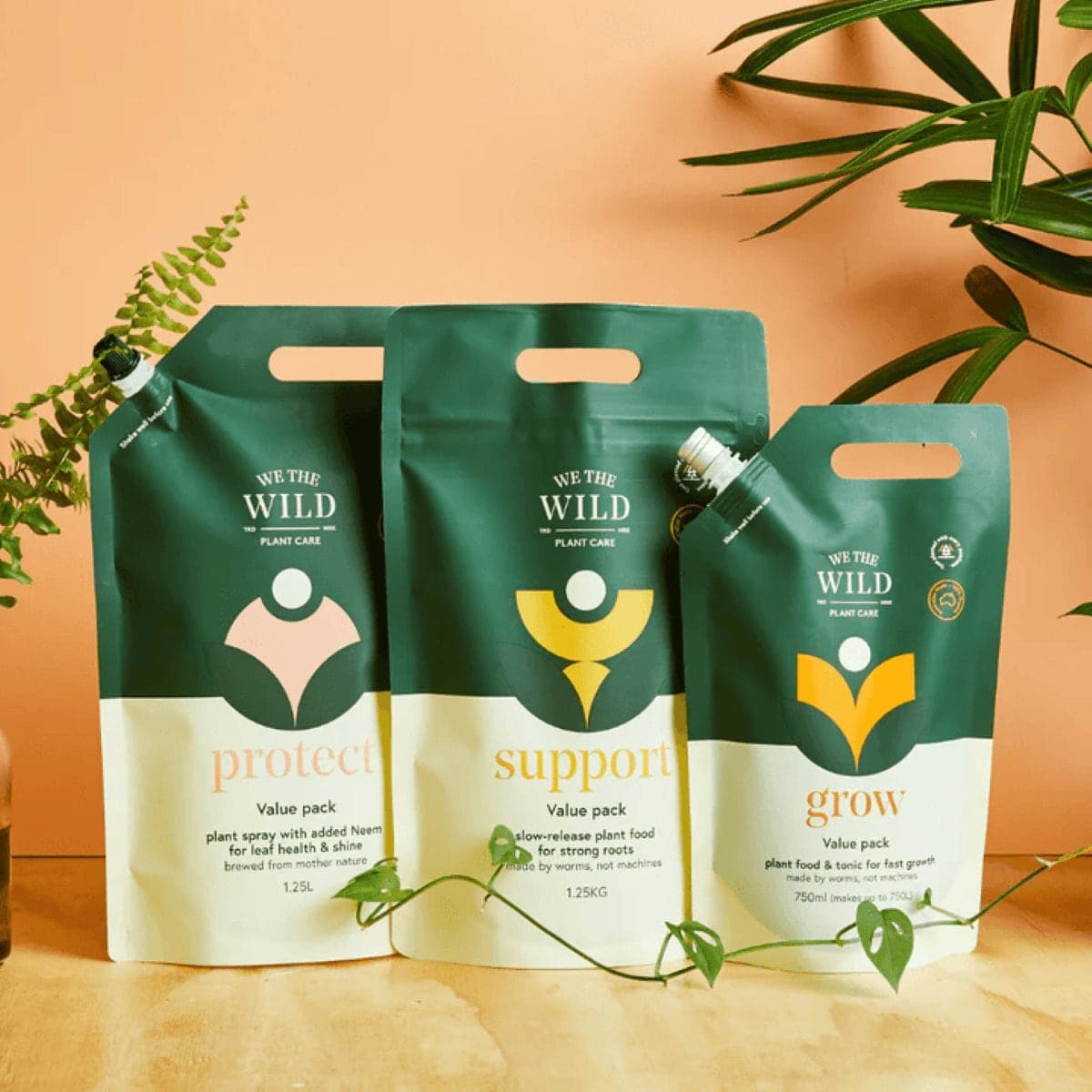 Thumbnail We The Wild Plant Care Essential Value Trio