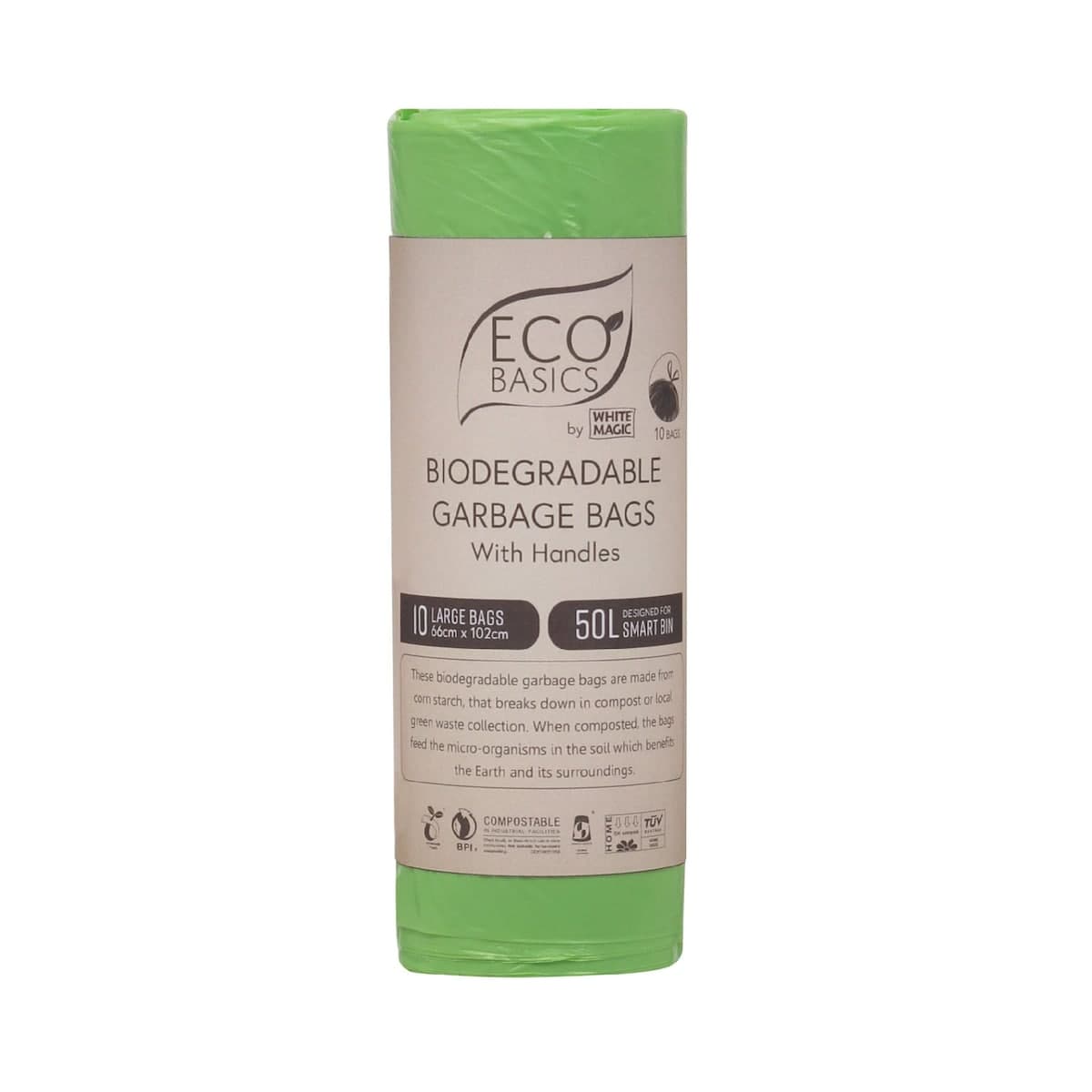 Thumbnail White Magic Eco Basics Bio Garbage Bags Large 50L X 10 Bags
