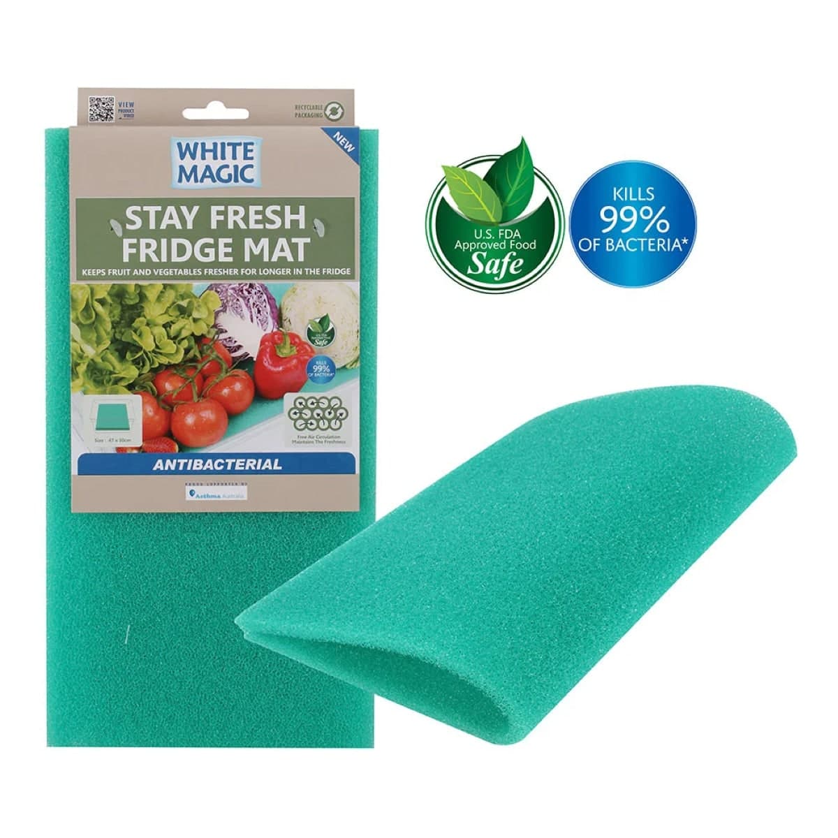 Thumbnail White Magic Stay Fresh Fridge Mat 1 Pack