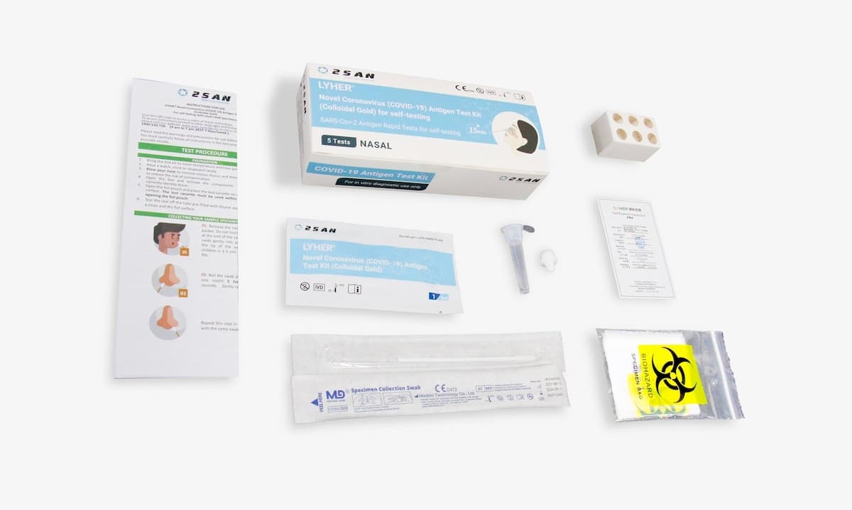 Thumbnail 2San Lyher Covid Rapid Antigen Tests 5 Pack x 2