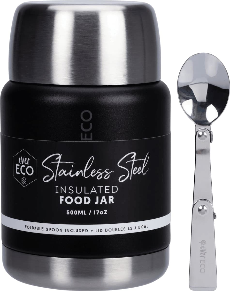 Thumbnail Ever Eco Insulated Stainless Steel Food Jar Onyx 500ml