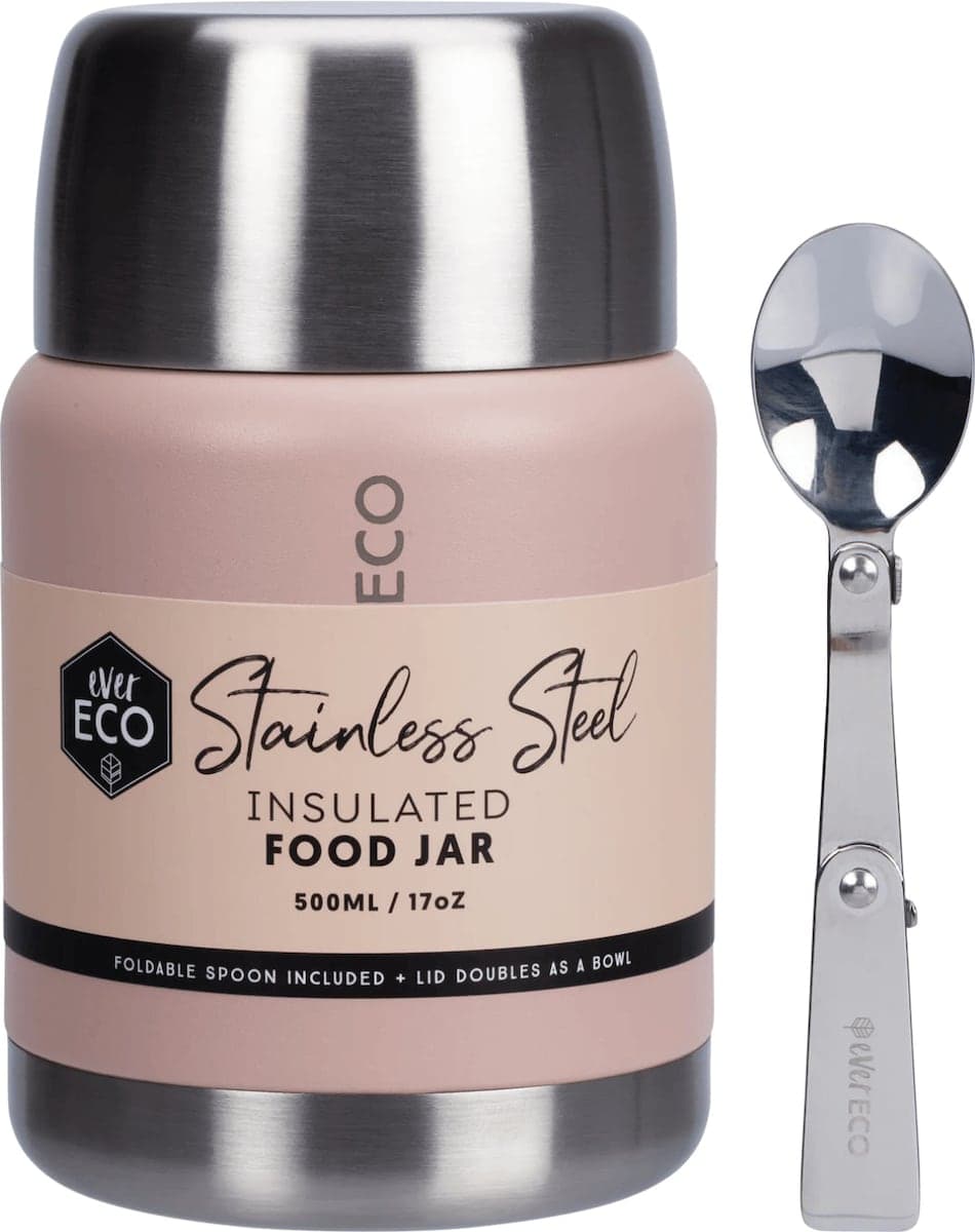 Thumbnail Ever Eco Insulated Stainless Steel Food Jar Rose 500ml
