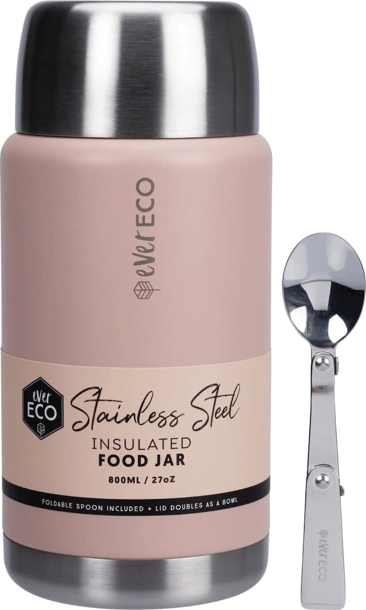 Thumbnail Ever Eco Insulated Stainless Steel Food Jar Rose 800ml