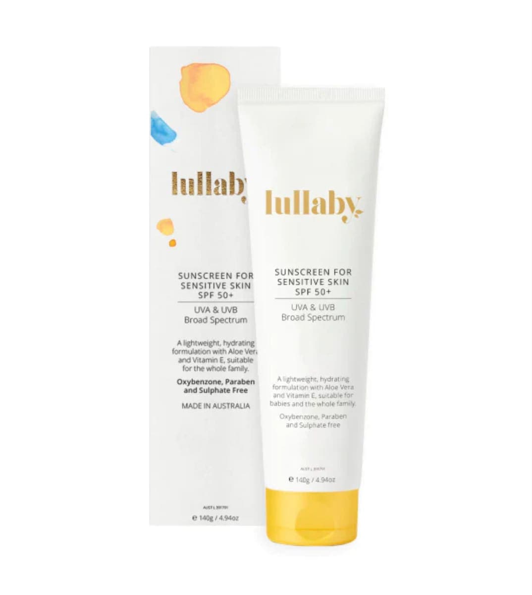 Thumbnail Lullaby Skincare Sunscreen for Sensitive Skin SPF50+ 150g