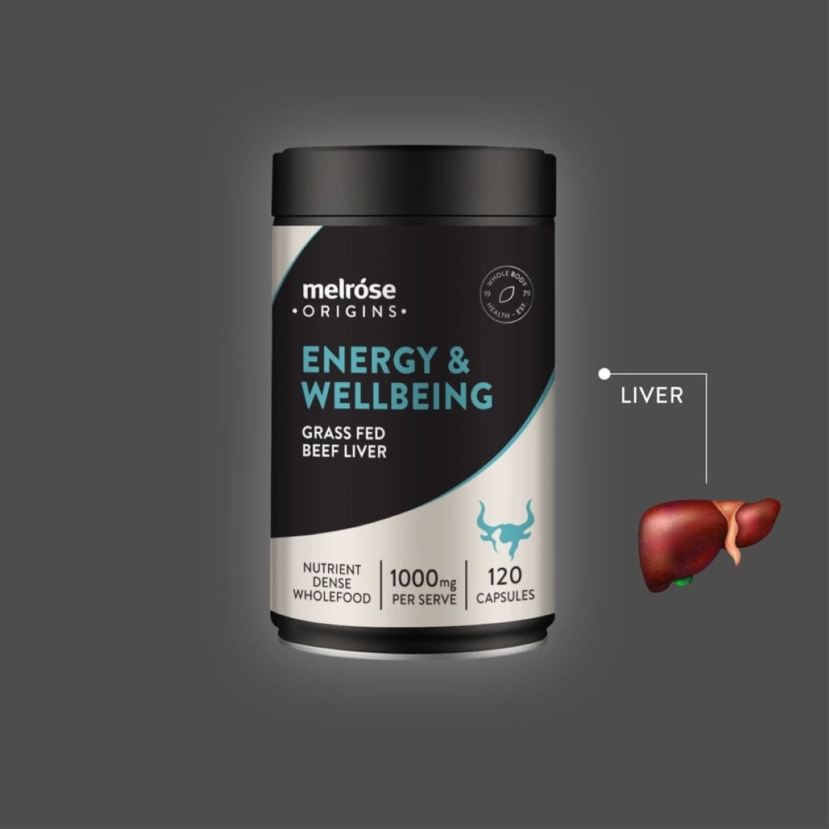 Thumbnail Melrose Origins Organ Meat Energy & Wellbeing 120 Capsules