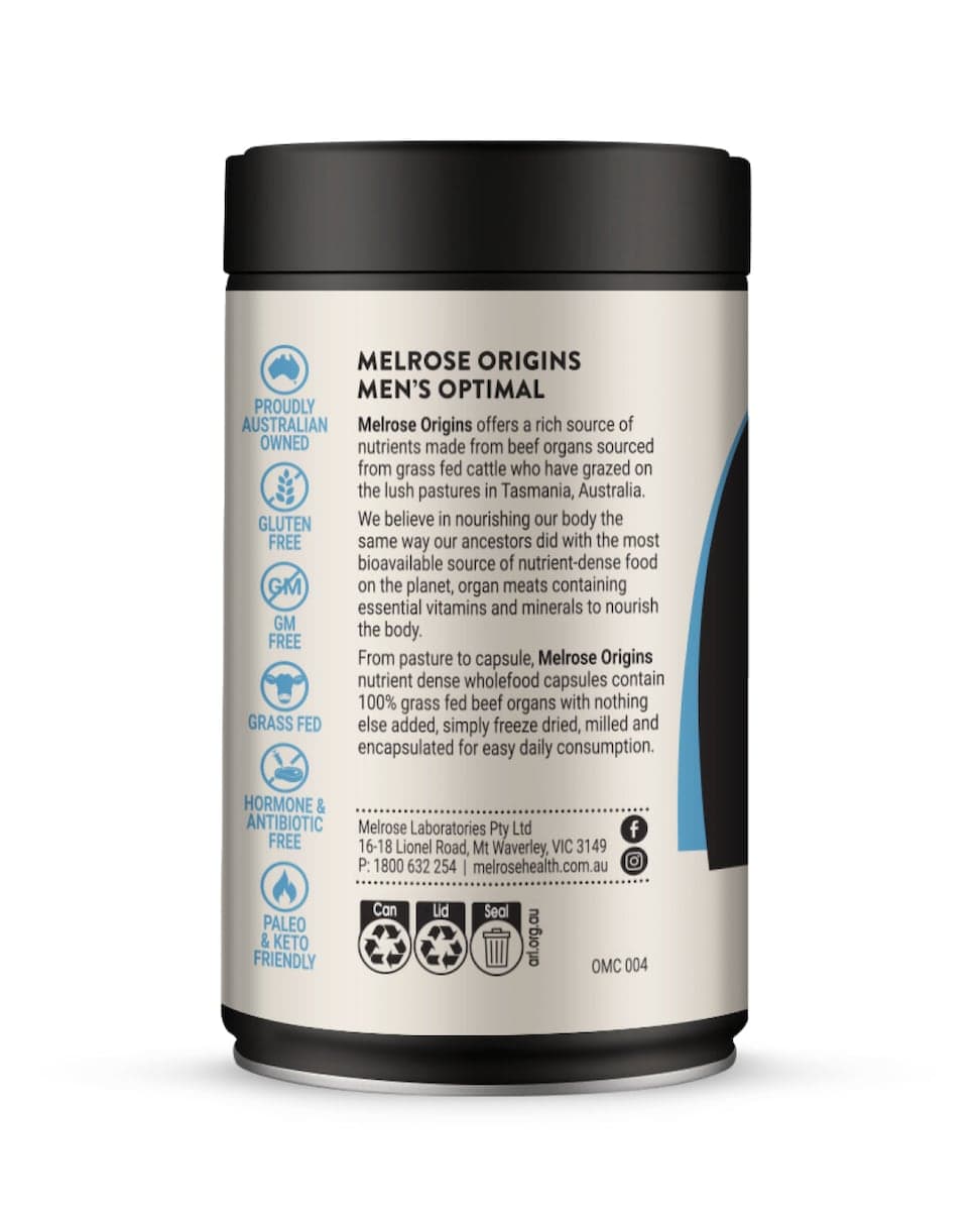 Thumbnail Melrose Origins Organ Meat Men's Optimal 120 Capsules