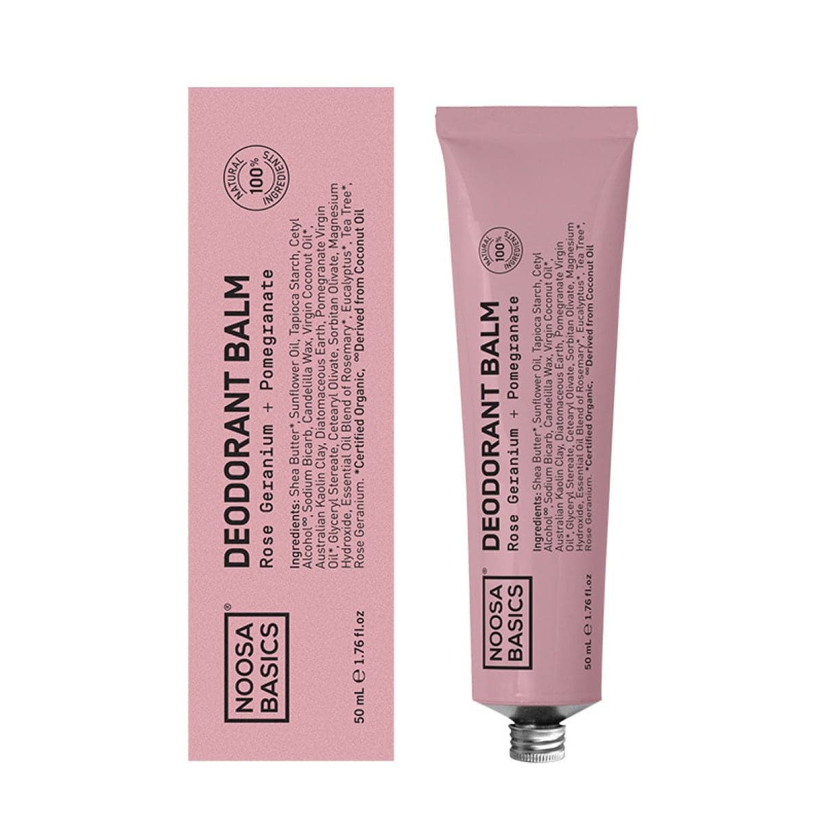 Thumbnail Noosa Basics Deodorant Balm Rose Geranium + Pomegranate 50ml