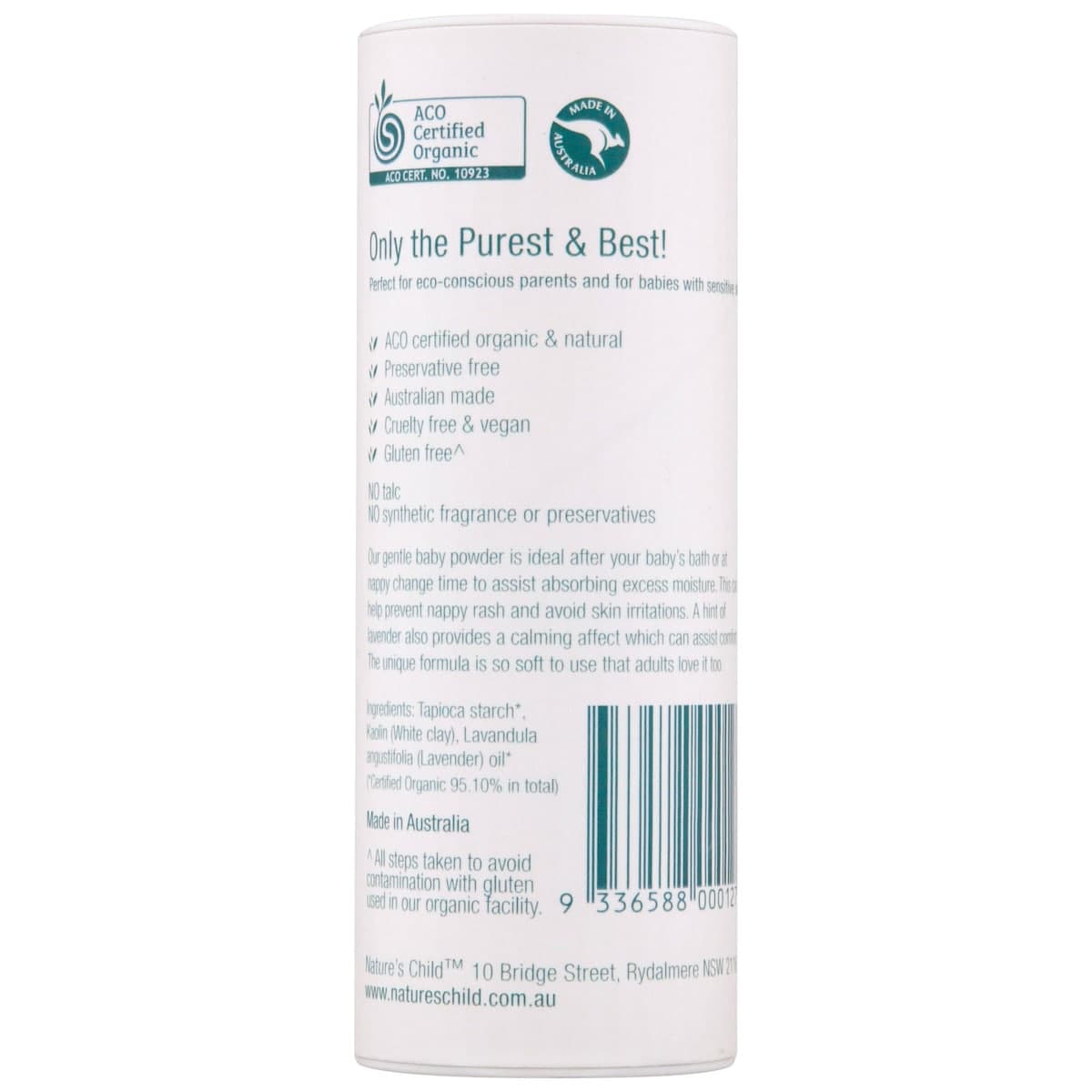 Thumbnail Nature's Child Organic Baby Powder Talc Free 100g