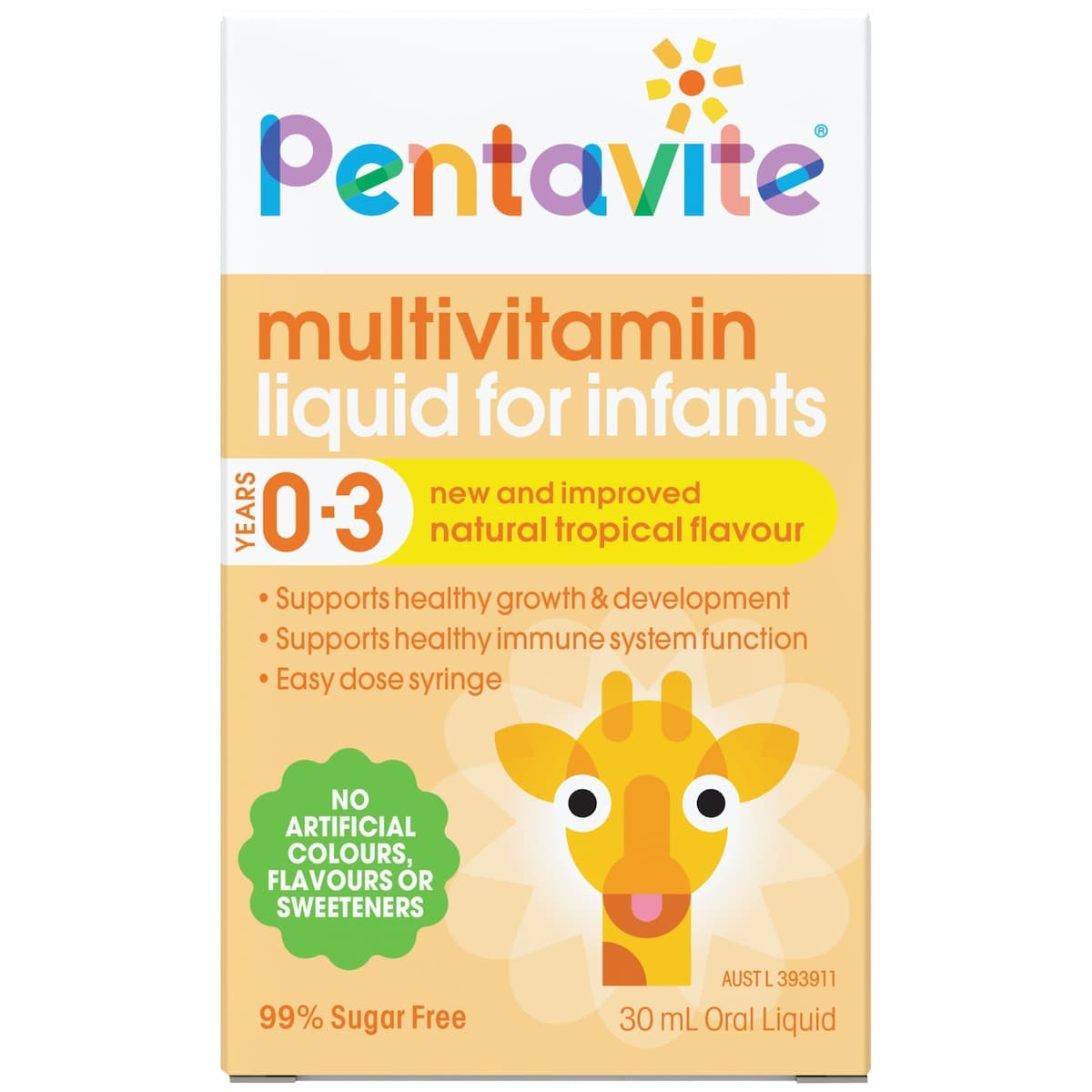 Thumbnail Pentavite Multivitamin Infant Liquid Tropical 30ml