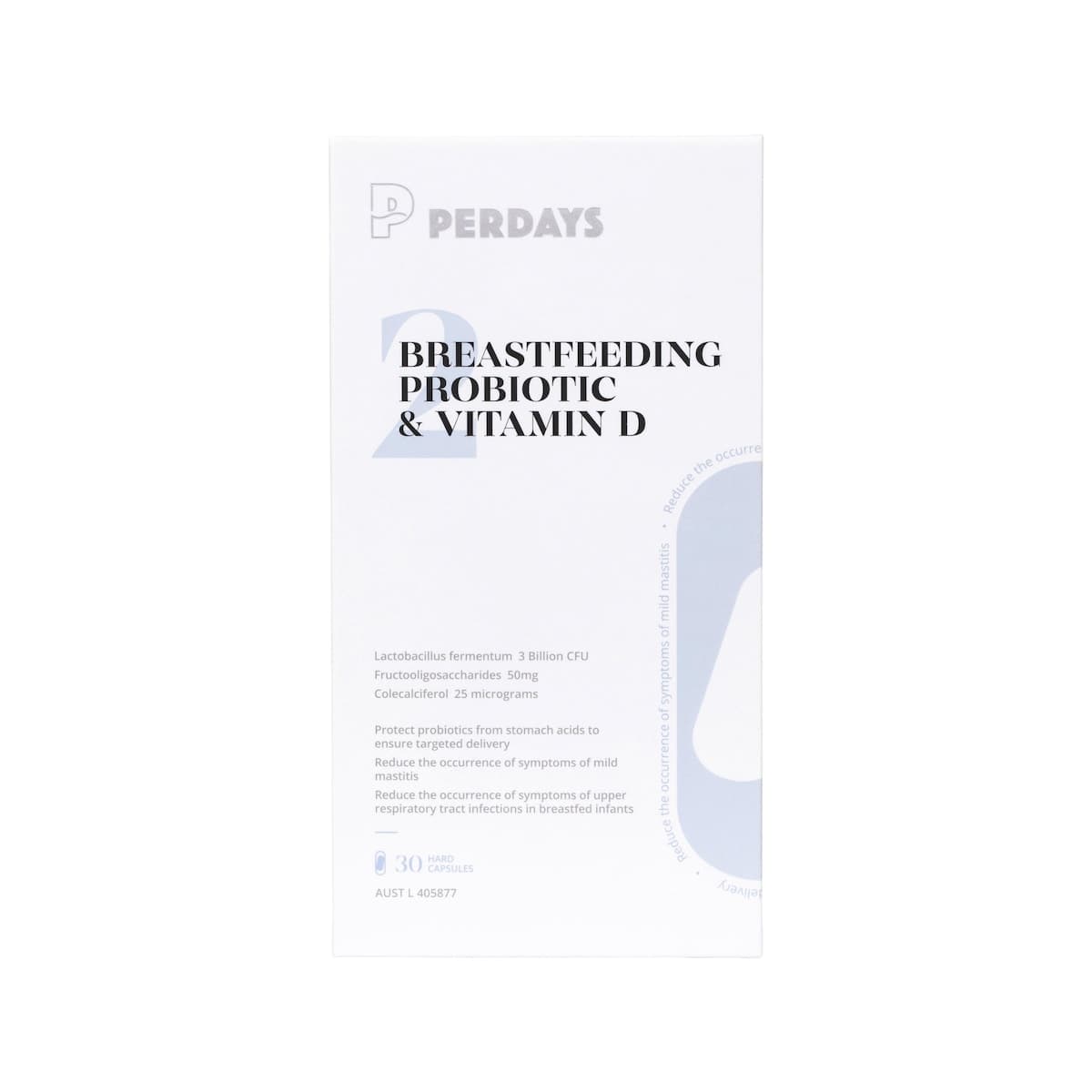 Thumbnail Perdays Breastfeeding Probiotic & Vitamin D 30 Capsules