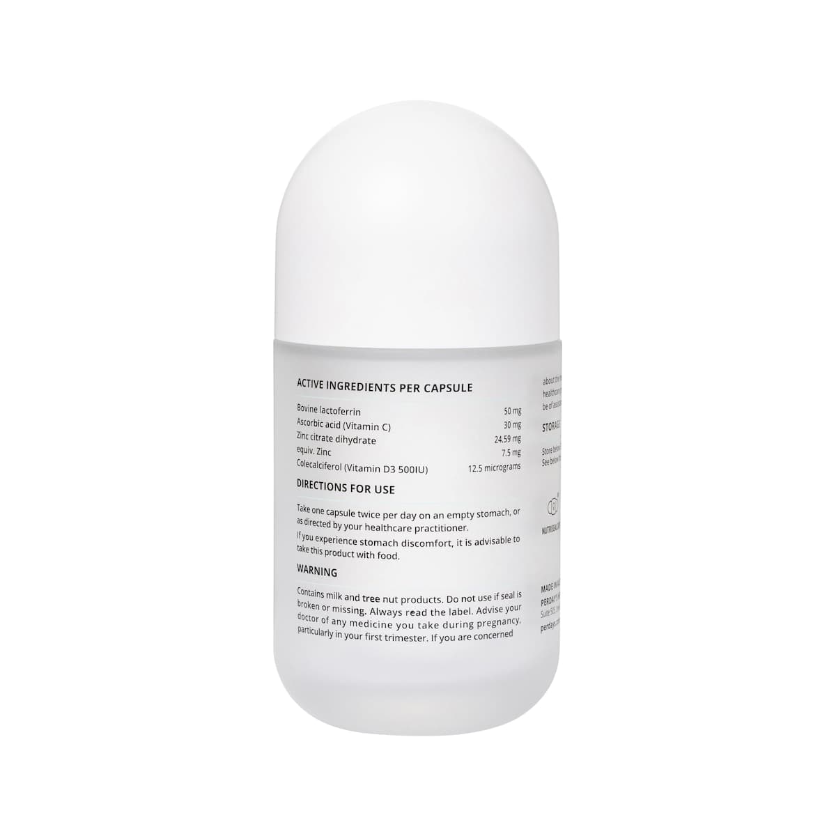 Thumbnail Perdays Immune Boost + Lactoferrin 60 Capsules